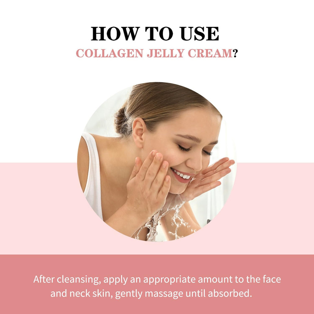 Loyotice Collagen Jelly Cream colágeno hidrolizado, soporte para hidratación prolongada.