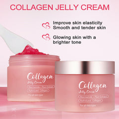 Loyotice Collagen Jelly Cream textura gel, absorción rápida y sensación liviana.
