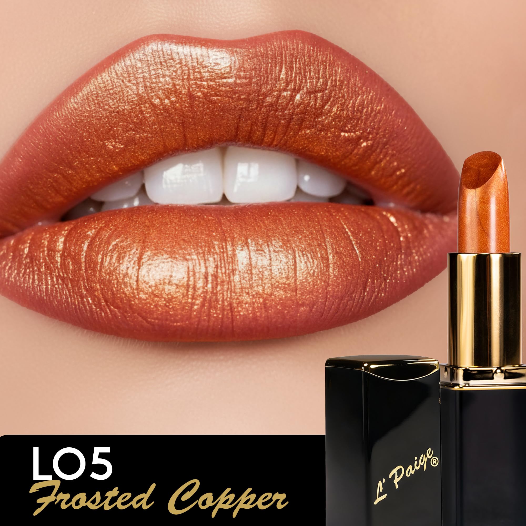L'Paige Labial textura cremosa para aplicación suave.
