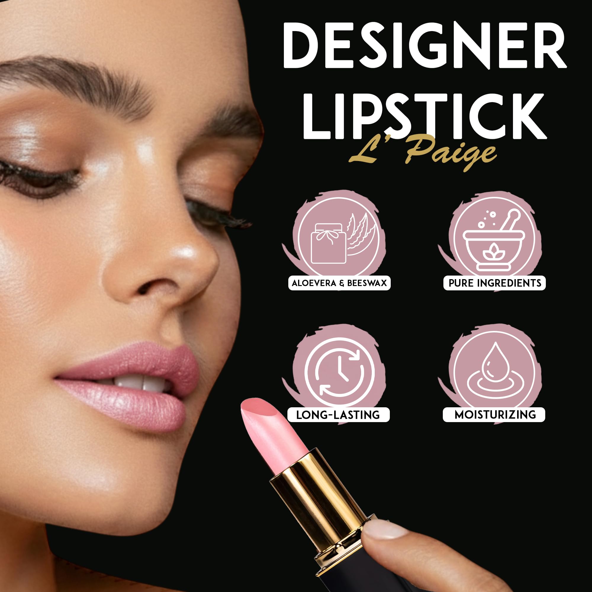 L'Paige Labial Aloe-Vera Hidratante: labios nutridos tras cada pasada.