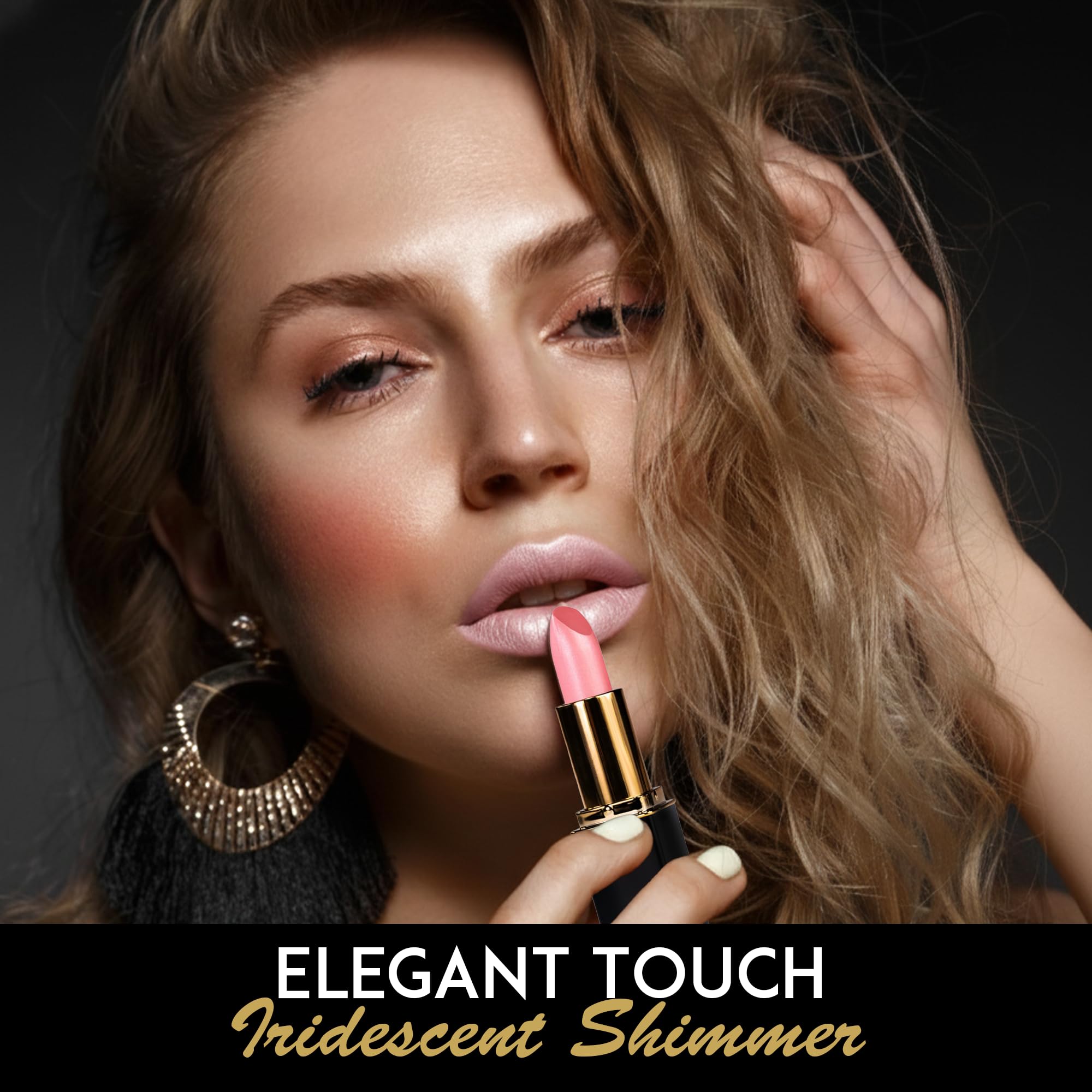 L'Paige Labial Rosa Frio Cremoso: aplicación suave y cómoda todo el día.