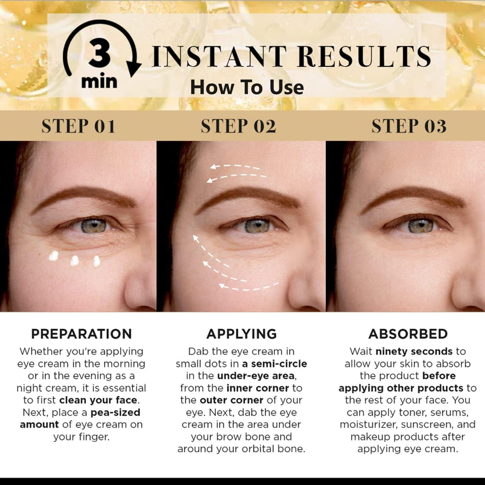 LPH LAB crema contorno de ojos, textura crema suave para piel delicada.