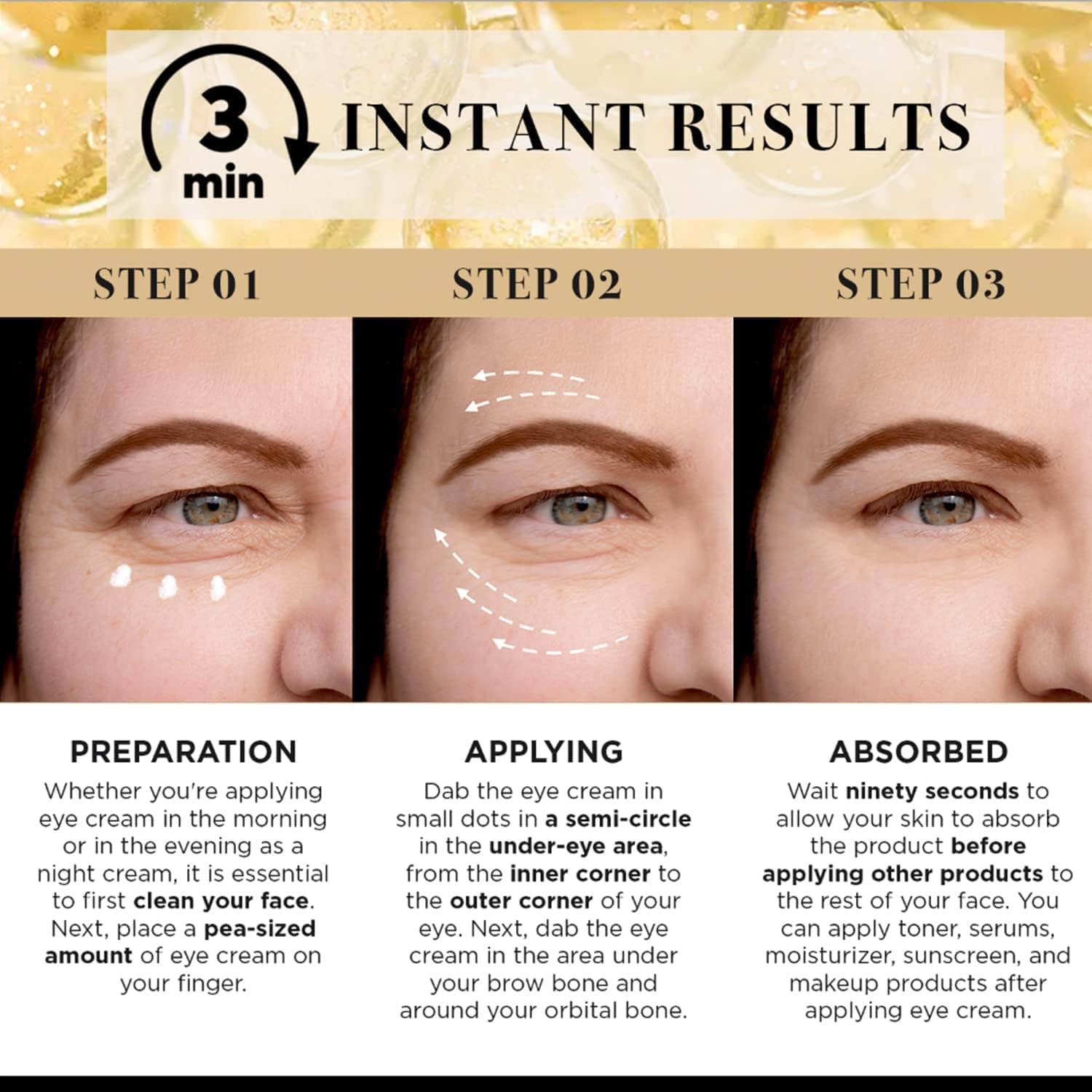 LPH LAB crema para ojos: adecuado para uso diario en rutina de cuidado.