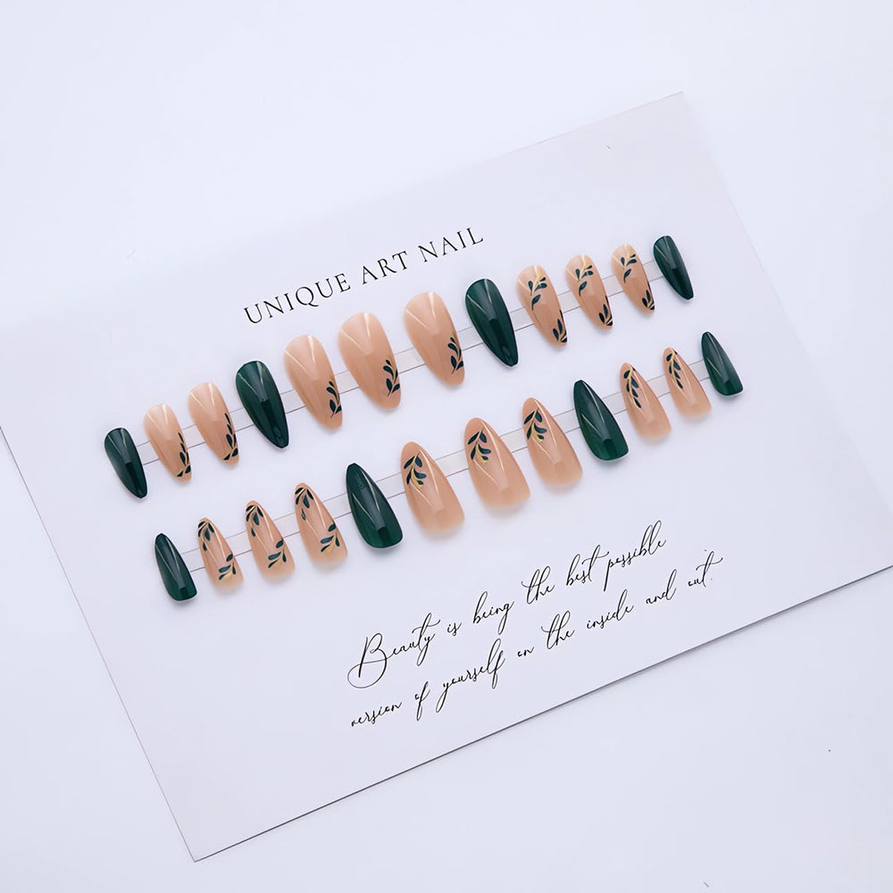 LPOODDNU uñas postizas con brillo duraderas para manicura casera