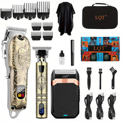 LQT corta pelo con pantalla digital para un look personalizado.