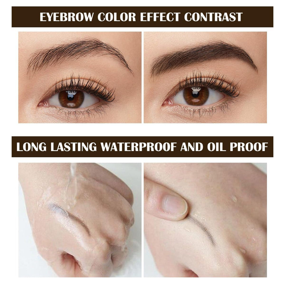 LSxia fórmula resistente al agua para cejas definidas durante todo el día.