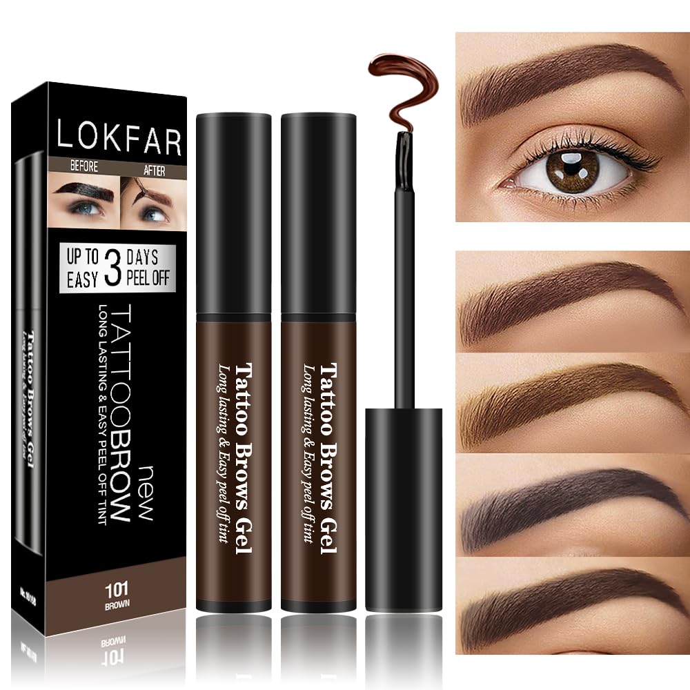 LSxia gel para cejas desprendible con empaque elegante para uso diario