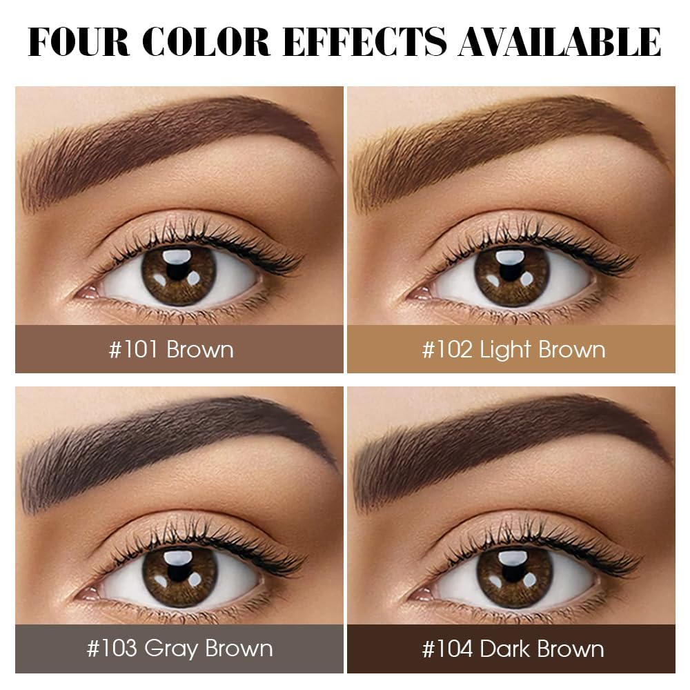 LSxia gel tatuaje cejas marrón claro: tono suave para un look discreto.