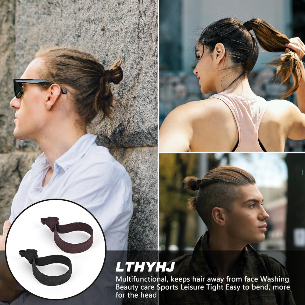 Diadema negra LTHYHJ para yoga, uso cómodo durante prácticas.
