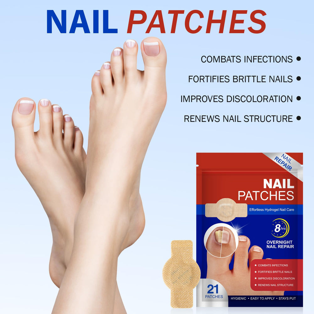 LTQXGT uñas dañadas, parche aplicado para apariencia mejorada