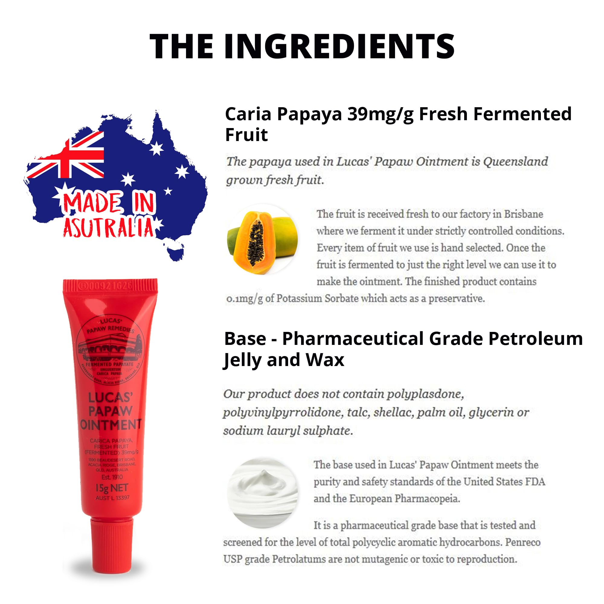 Lucas Pawpaw Textura Cremosa Labial: aplicación suave para cuidado diario
