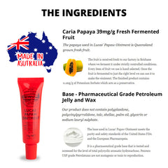 Lucas Pawpaw Textura Cremosa Labial: aplicación suave para cuidado diario