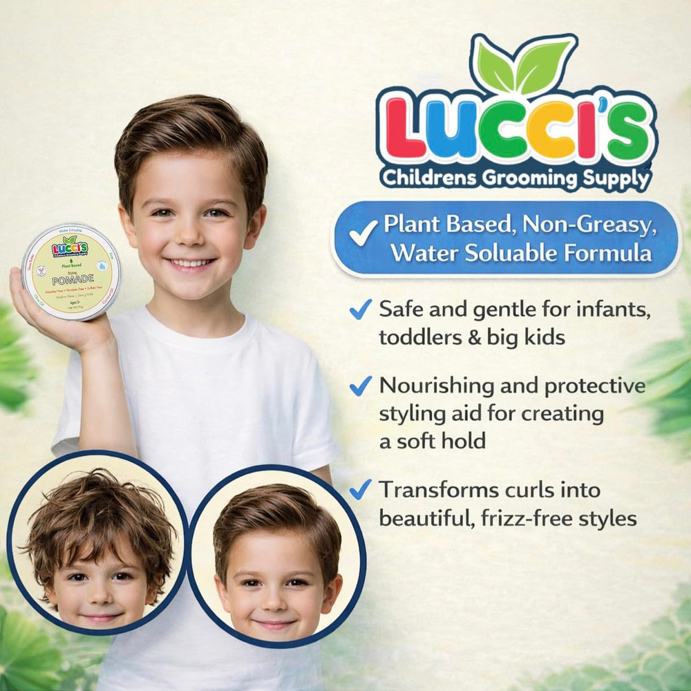 Lucci’s Gel Enfant – Application facile sur les mèches, coiffage rapide avant l’école.