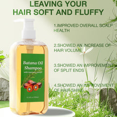 Lucift Shampoo Batana y Romero, efecto peinado más liso.