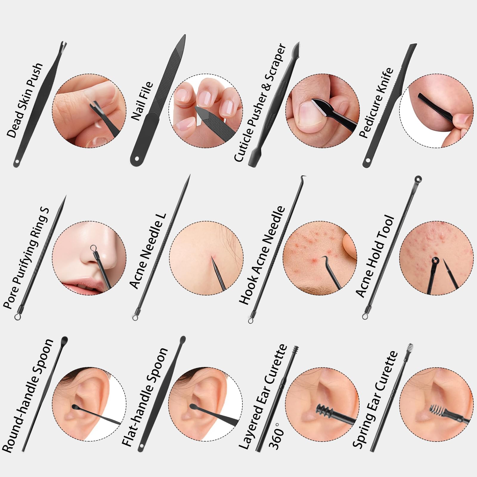LUCK AROUND dimensiones compactas 11 por 7 por 1,5 cm para viajar