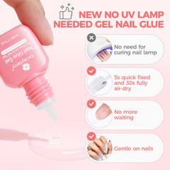 Luckyfairy aplicación precisa con boquilla 0-5 mm para dosificar sin desperdicio.
