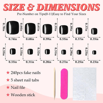 Caja organizadora LuckForever para uñas postizas de pies