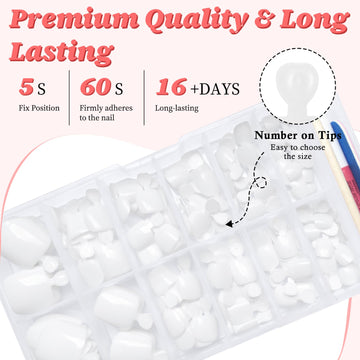 LuckForever estuche de almacenamiento para uñas, organización práctica.
