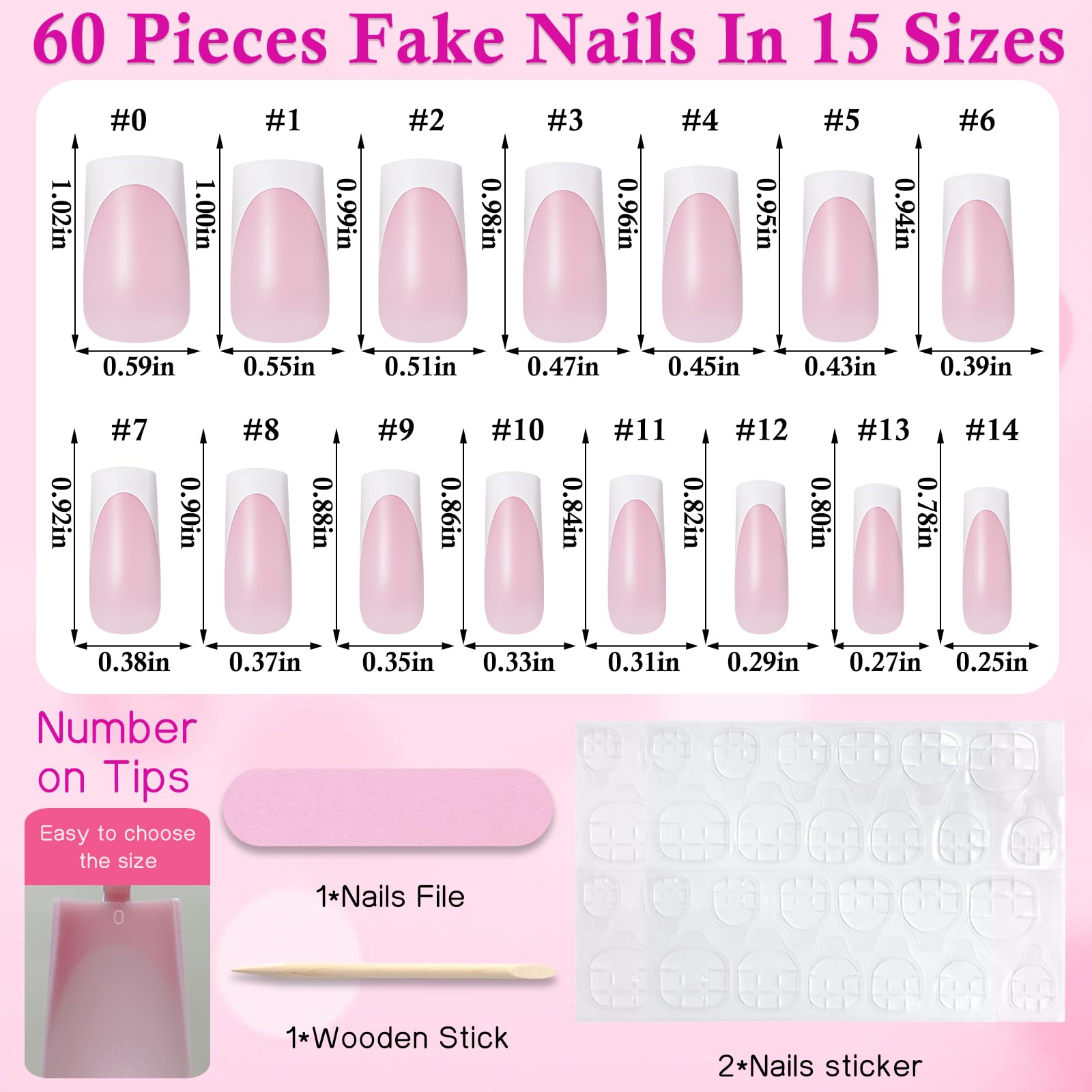 LuckForever kit completo de uñas prensadas para manos y pies, fácil de aplicar