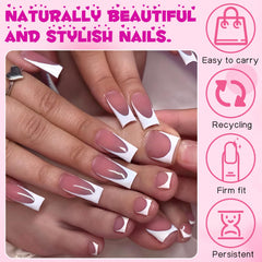 LuckForever pegatinas adhesivas de gel para fijación rápida en uñas