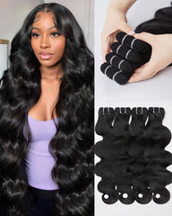 Lucklady bundles onda cuerpo 18p, cabello suave y natural para un look diario.