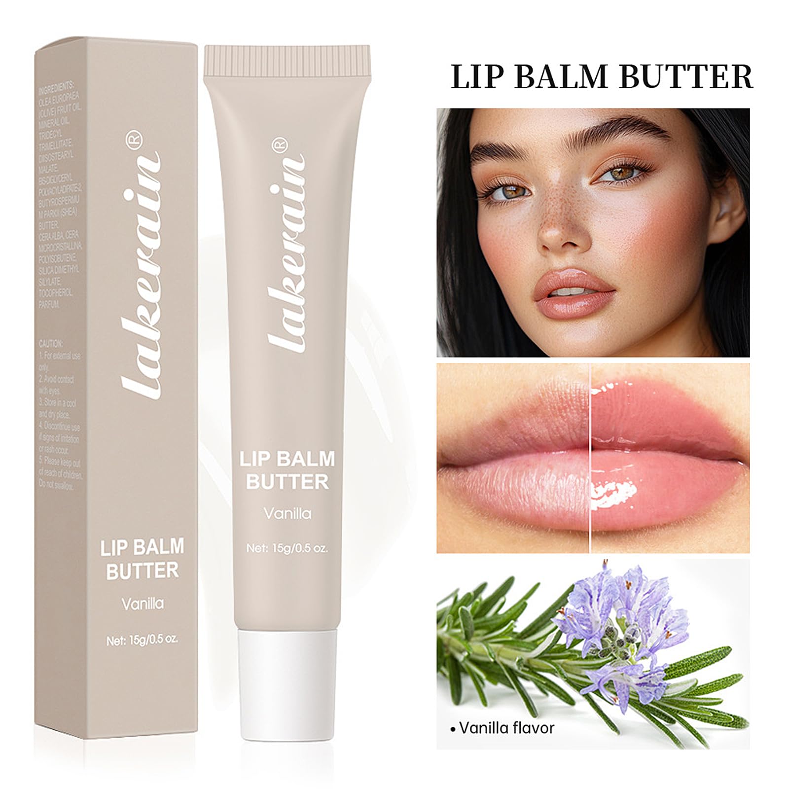 LuckNest bálsamo labial brillo duradero para labios