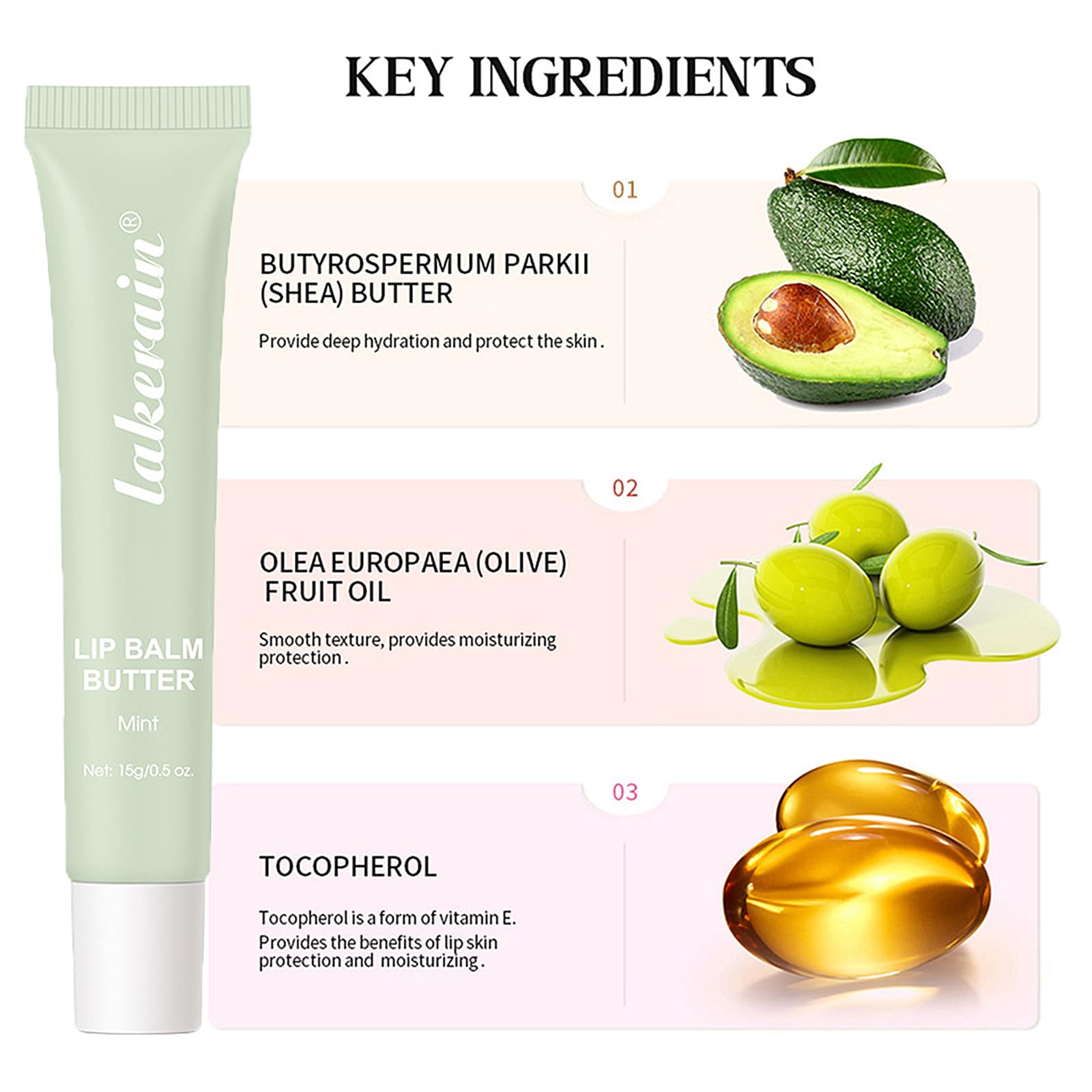 LuckNest bálsamo labial reparador y revitalizante superior