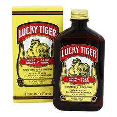 Lucky Tiger Tónico Post Afeitado: aplicación suave en la palma para refrescar