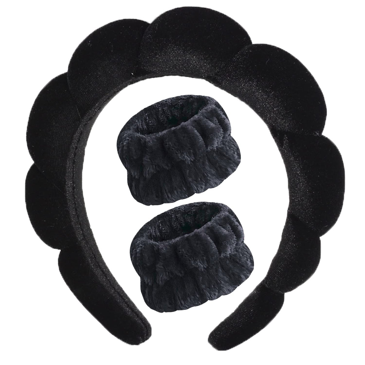 Luckybear diadema para lavado de rostro mantiene el cabello alejado del rostro