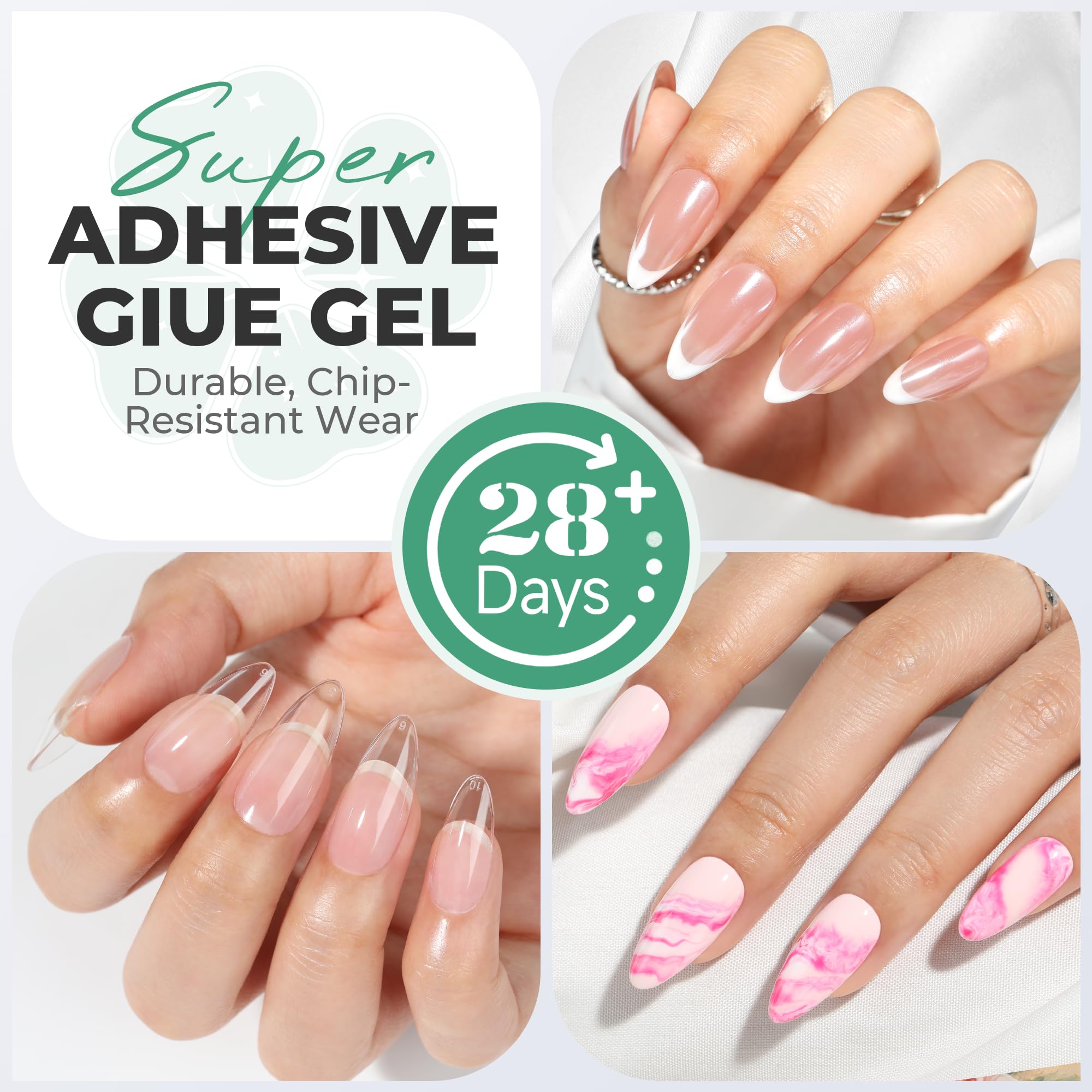 Luckyfairy capa-base-unas protege uñas naturales con acabado claro