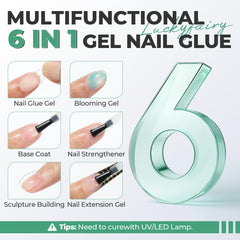 Luckyfairy gel floracion-unas diseño duradero y brillo