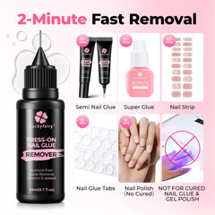 Empujador de cutículas incluido para preparar uñas con Luckyfairy Pinpoint