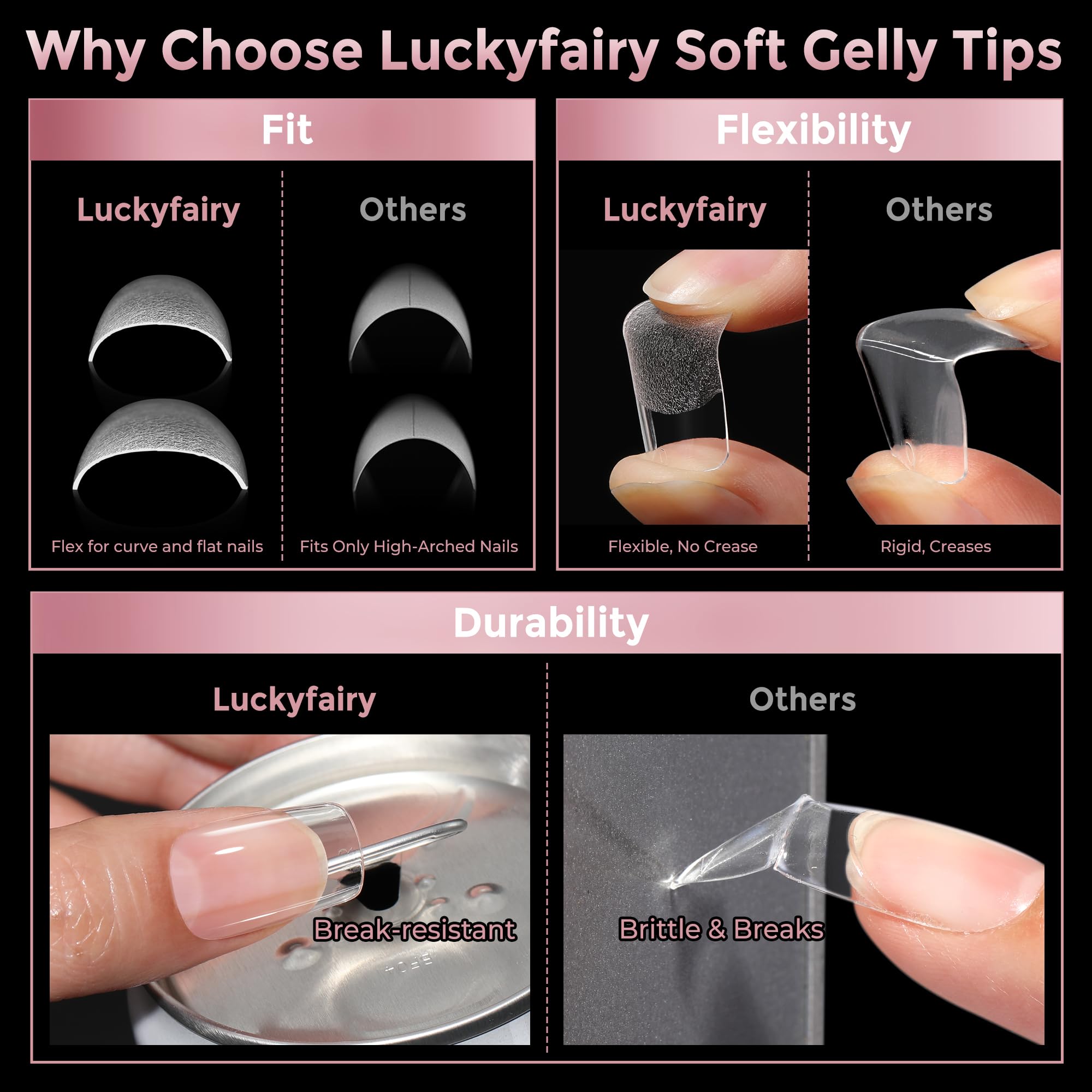Luckyfairy set de 12 tallas para ajuste personalizado