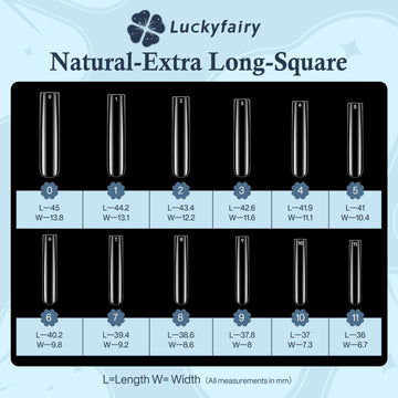 Luckyfairy puntas para arte de uñas, ideales para diseños creativos en casa.