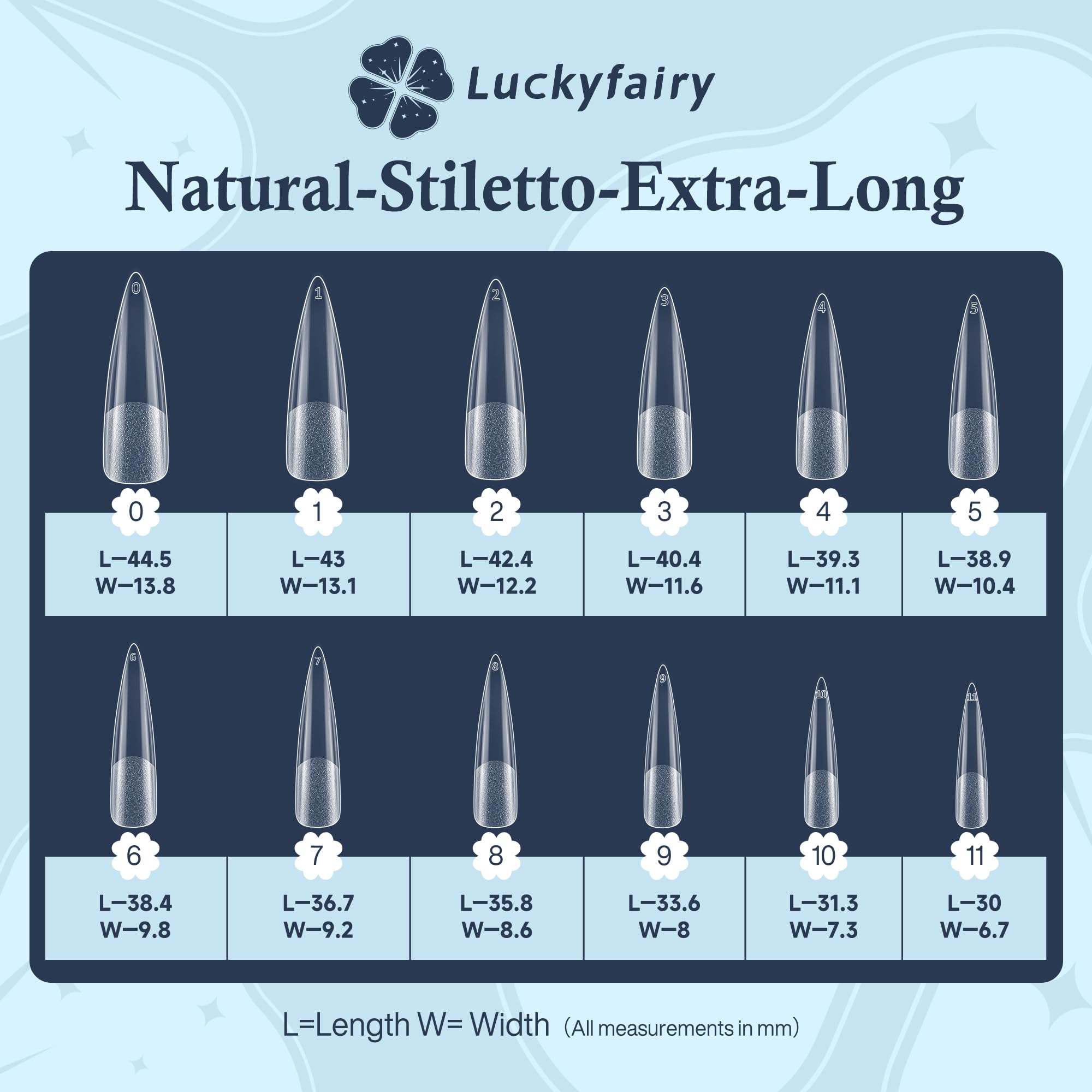 Luckyfairy uso en casa para extensiones DIY de uñas