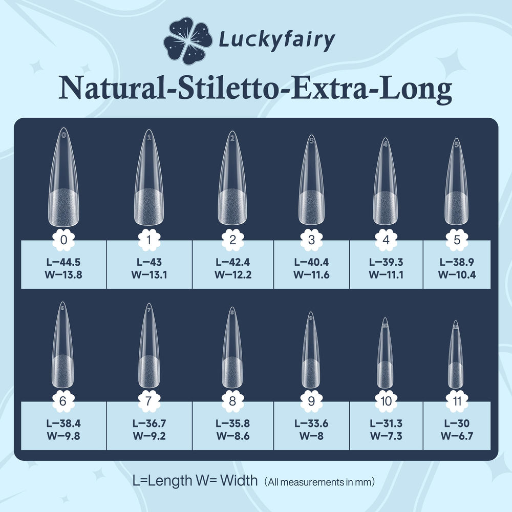 Luckyfairy uso en casa para extensiones DIY de uñas