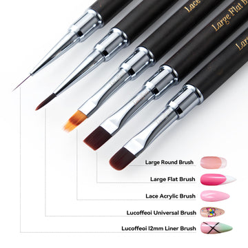 Lucoffeoi brocha tallas F16-F20 para control perfecto.