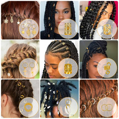 Lucomb joyas para cabello: decoraciones relucientes para peinados con trenzas.