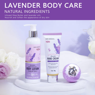 LUCOTIYA Bomba de baño lavanda para descanso relajante