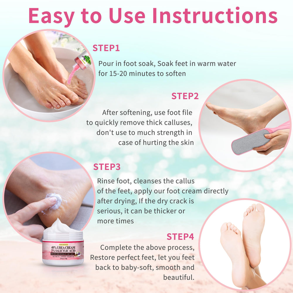 LUCOTIYA Caja del kit pedicure: regalo o cuidado personal.