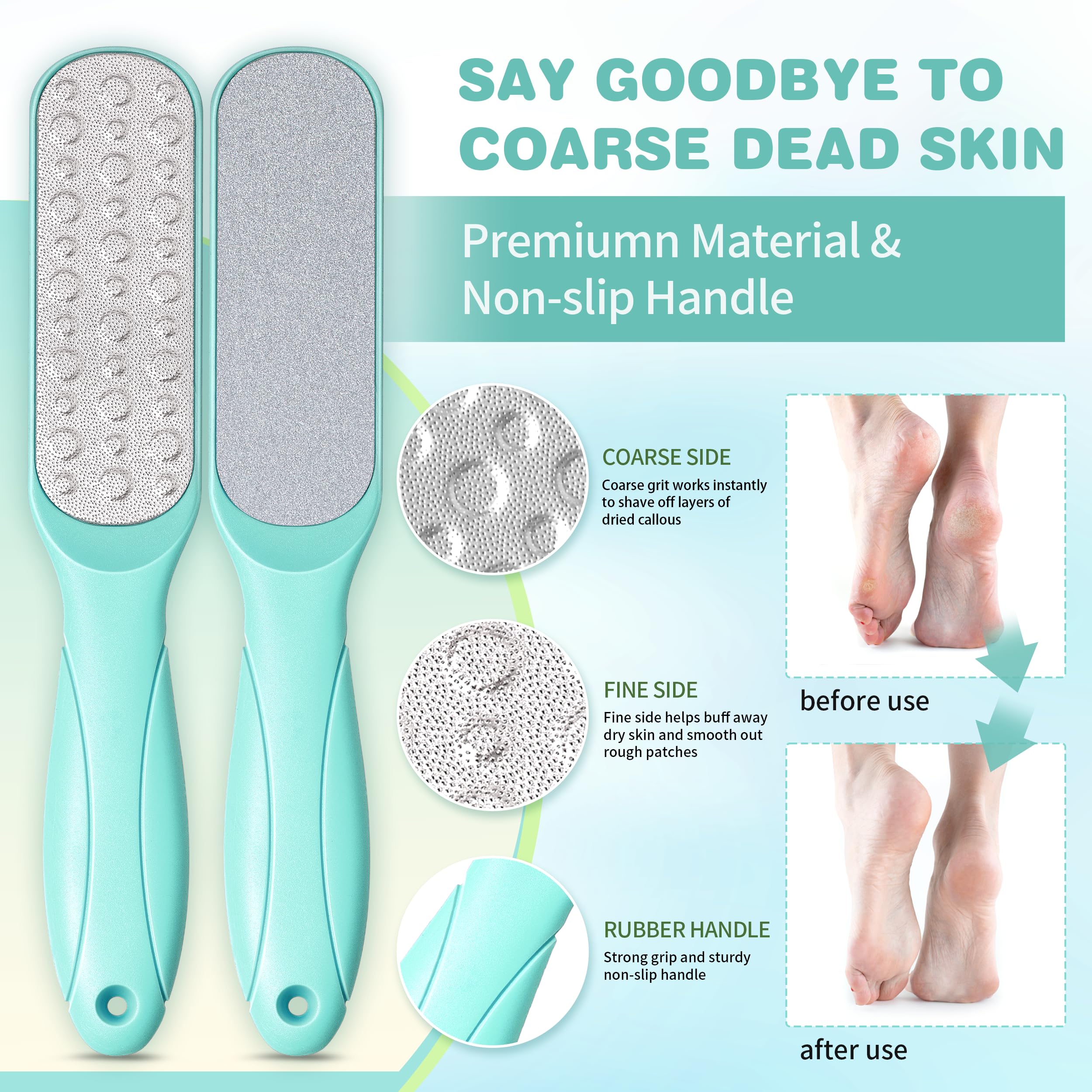LUCOTIYA: lima para pies para trabajo de pedicure con precisión