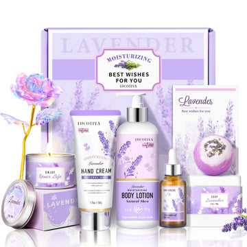 LUCOTIYA Loción corporal lavanda para hidratación suave y duradera