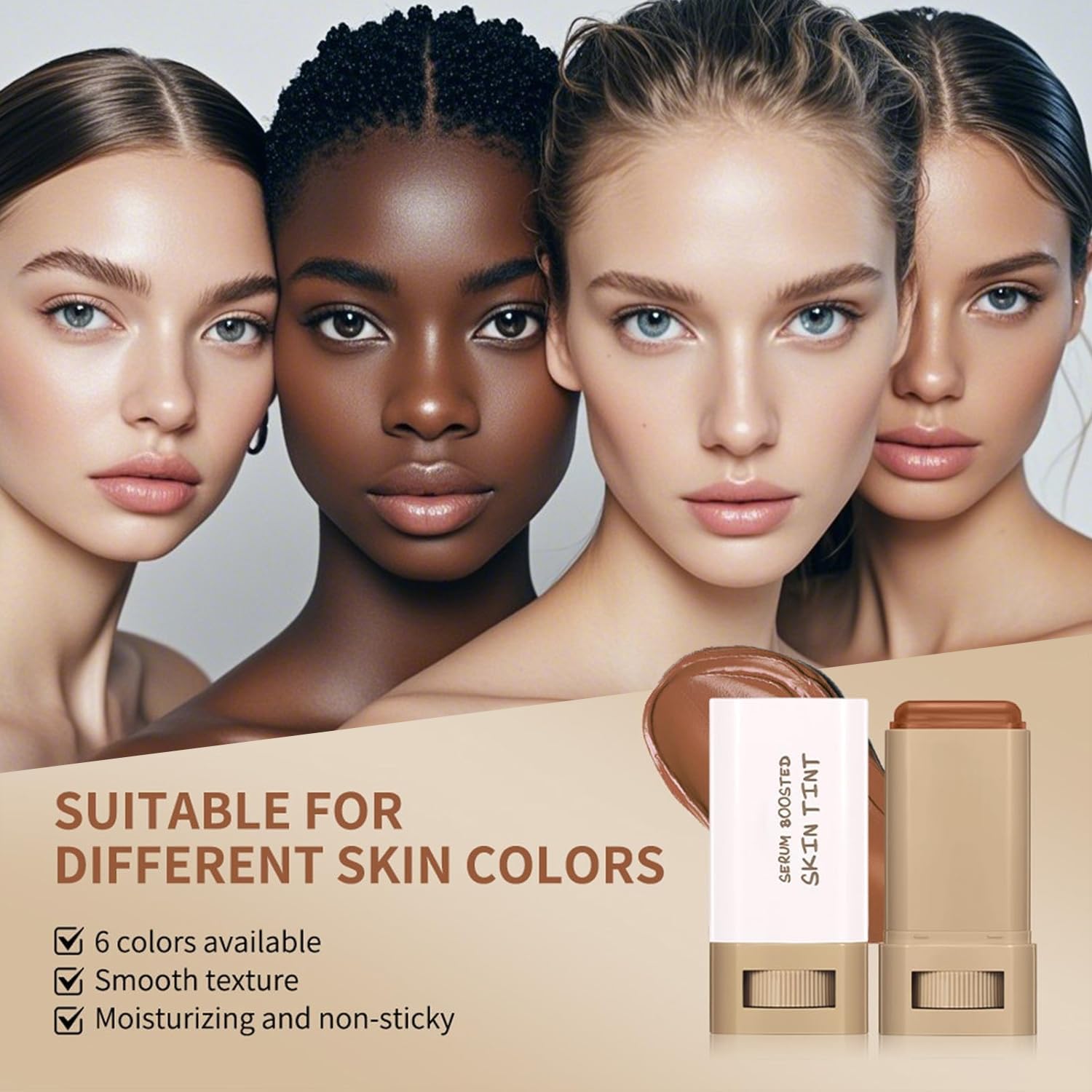 Lulesi Beauty Balm Serum muestra textura gel-cremosa que se funde con la piel.