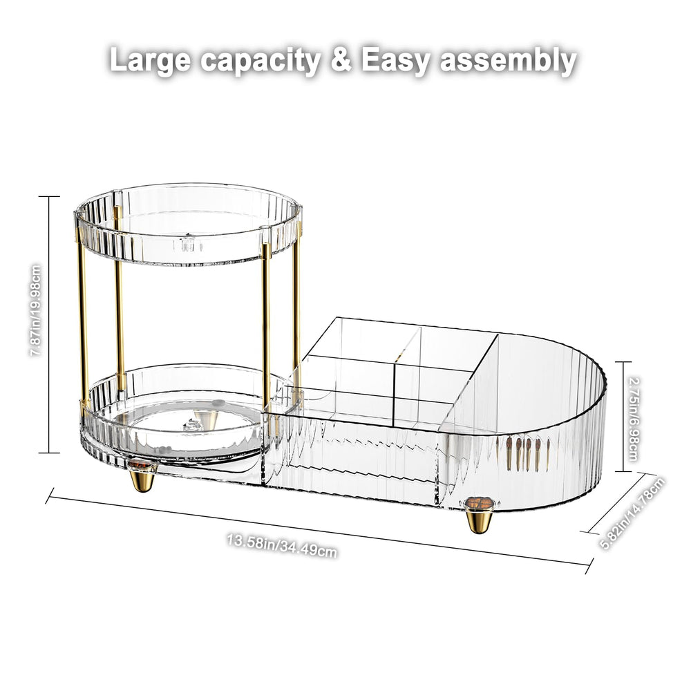 Lulltou Estructura de metal dorado, resistente y duradera para uso diario.