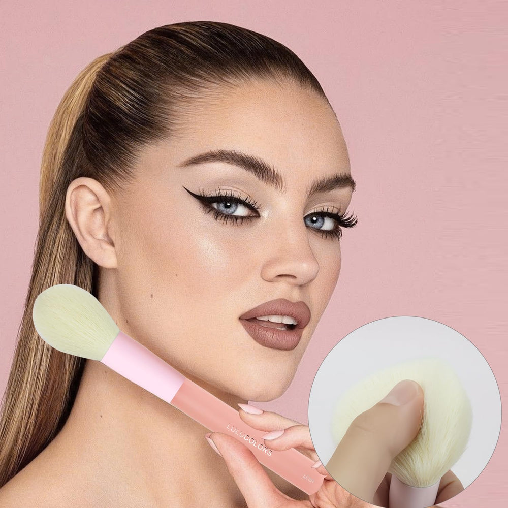Pinceles lulucolors con mango ergonomico, agarre cómodo para sesiones prolongadas.