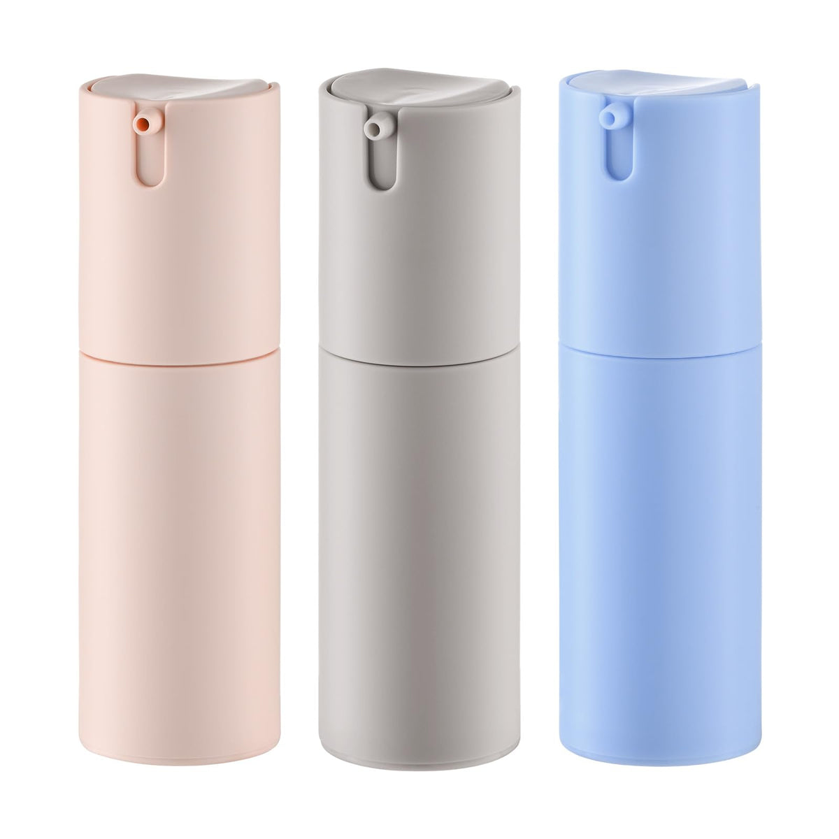 Botellas airless Lulupack de 1 oz para llevar sin derrames en viajes.