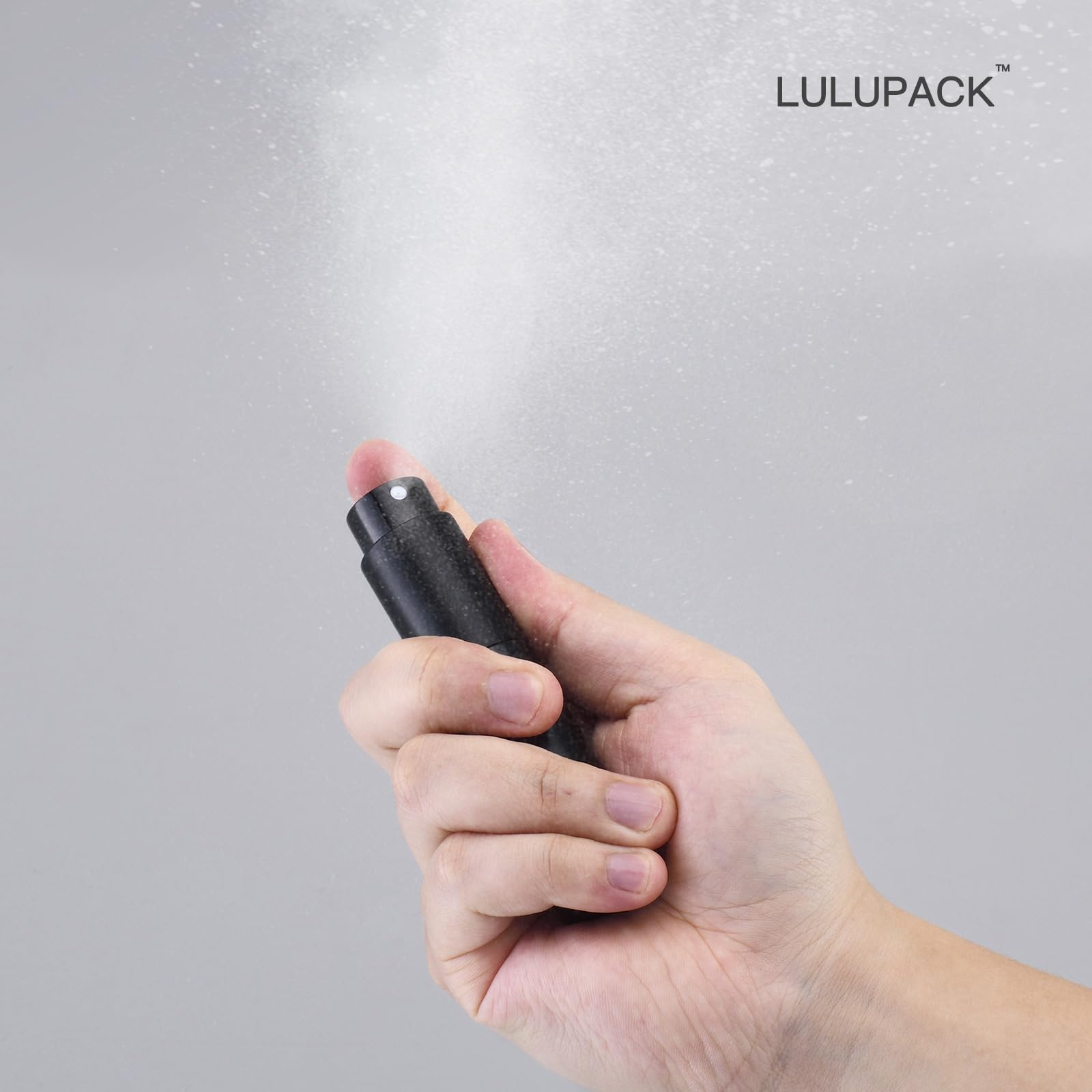Lulupack atomizador rotativo 8ml: apertura y cierre para evitar derrames.