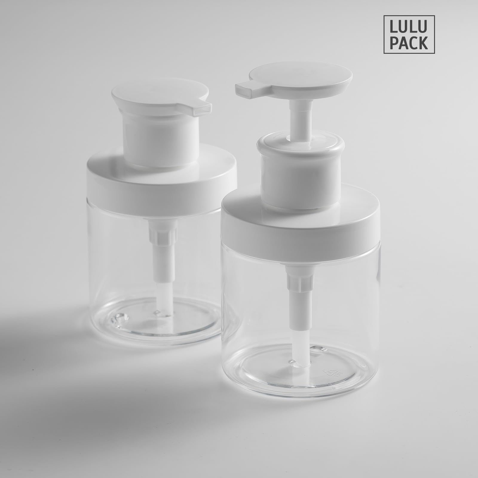 Formato transparente de 250 ml de Lulupack para ver el contenido.