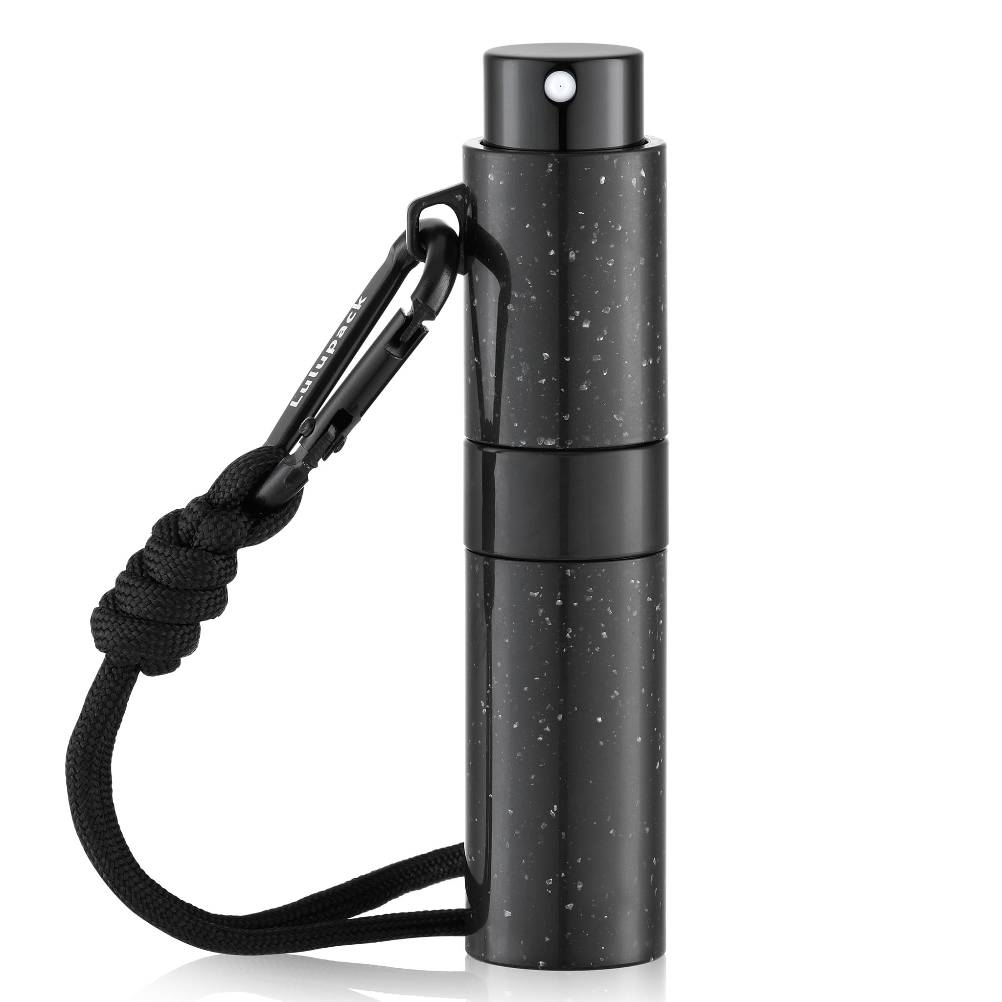 Frasco de perfume de viaje Lulupack con atomizador recargable para llevar.