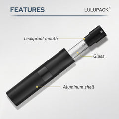 Lulupack frasco vidrio interior 8ml: reutilizable y fácil de limpiar.